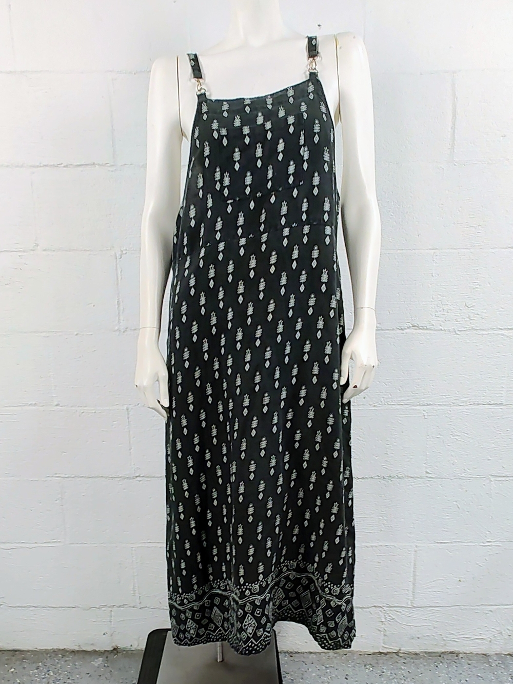 Carol Anderson Vintage Linen Jumper Maxi Dress